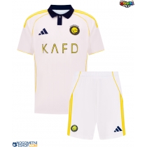 Otroški Nogometni dresi Al-Nassr Cristiano Ronaldo #7 Tretji 2025-26 Kratek Rokav (+ Kratke hlače)